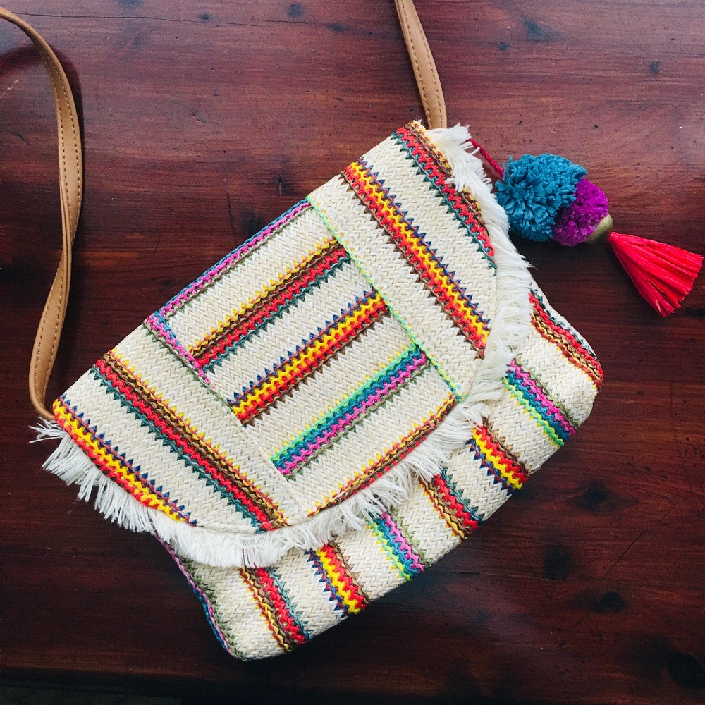 New!! Summer Fun Straw Bag